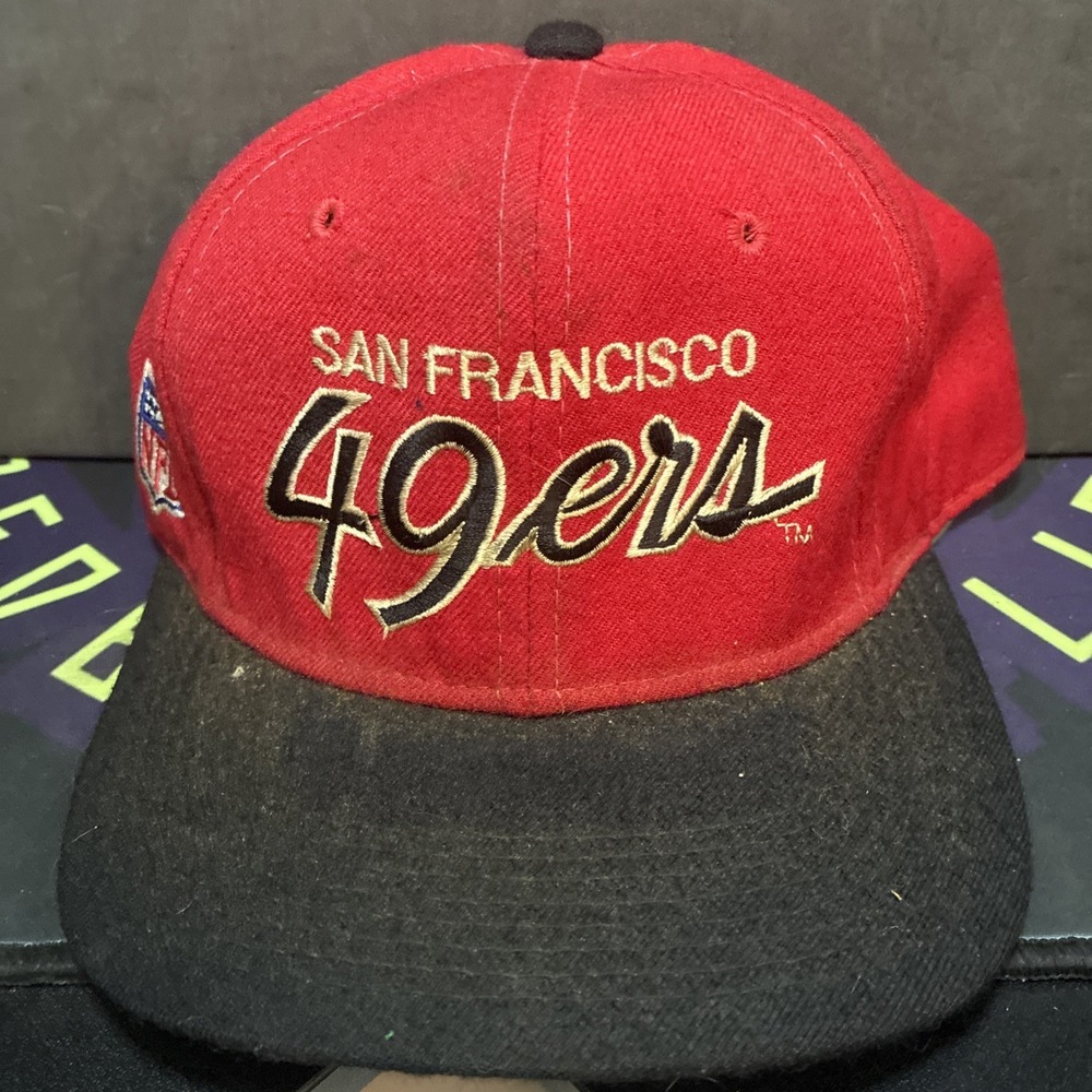 NFL NFL SAN FRANCISCO 49ers 90s Cap -- Cotton RED Men, 7 1/8 Rare